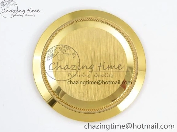 MiroTime 0105 WrinkleFree DayDate 40 228238 ARF 904L Steel YG Crystal Diamonds Bezel on President Bracelet VR 1550